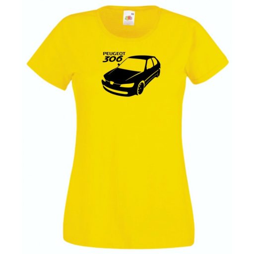 Autó fan 306 minima női rövid ujjú póló