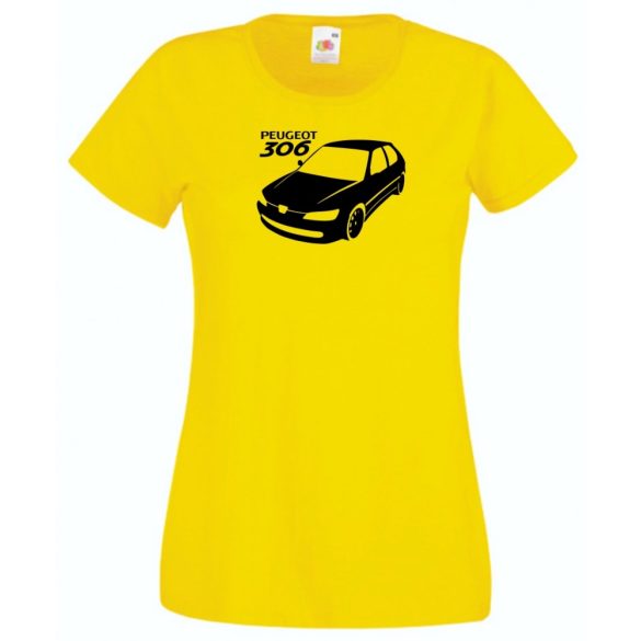 Autó fan 306 minima női rövid ujjú póló