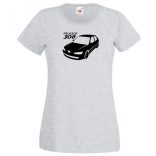 Autó fan 306 minima női rövid ujjú póló