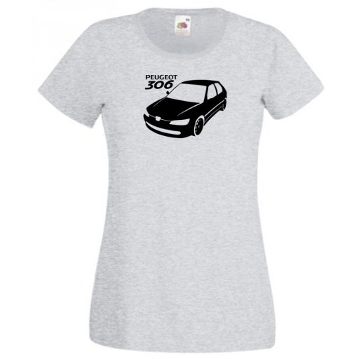 Autó fan 306 minima női rövid ujjú póló