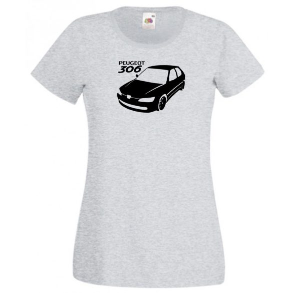 Autó fan 306 minima női rövid ujjú póló