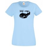 Autó fan 306 minima női rövid ujjú póló