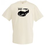 Autó fan 306 minima férfi rövid ujjú póló