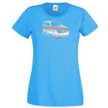 Autó fan Clio minima női rövid ujjú póló