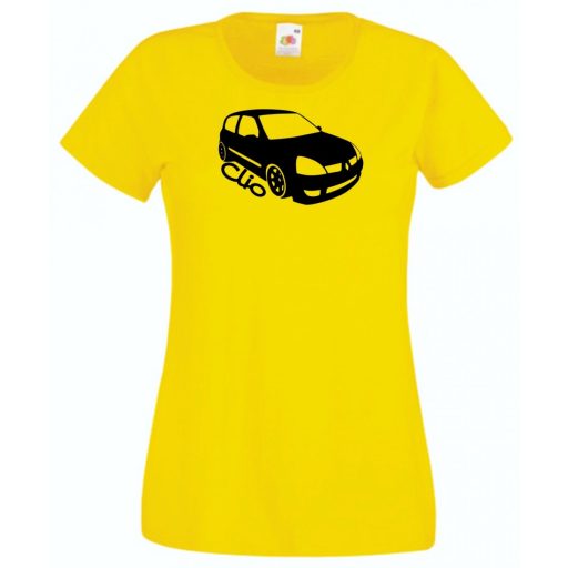Autó fan Clio minima női rövid ujjú póló