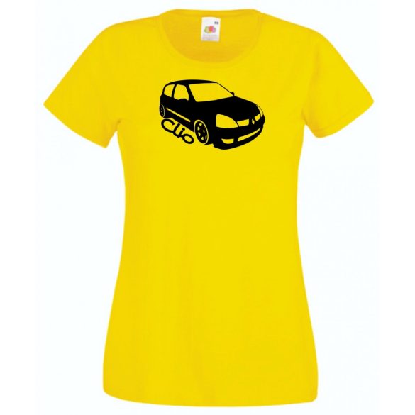 Autó fan Clio minima női rövid ujjú póló
