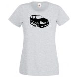 Autó fan Clio minima női rövid ujjú póló