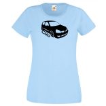 Autó fan Clio minima női rövid ujjú póló