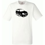 Autó fan Clio minima férfi rövid ujjú póló