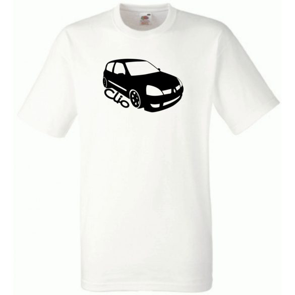 Autó fan Clio minima férfi rövid ujjú póló