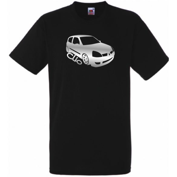 Autó fan Clio minima férfi rövid ujjú póló