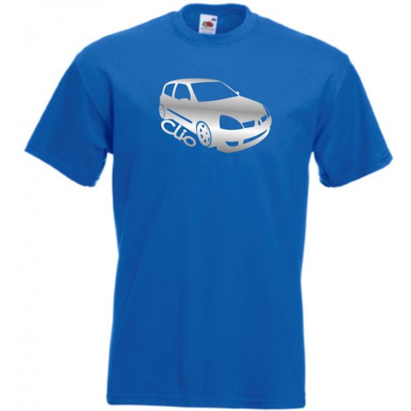 Autó fan Clio minima férfi rövid ujjú póló
