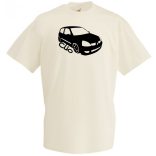Autó fan Clio minima férfi rövid ujjú póló