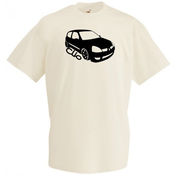 Autó fan Clio minima férfi rövid ujjú póló