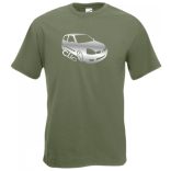 Autó fan Clio minima férfi rövid ujjú póló