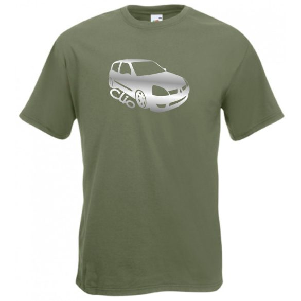 Autó fan Clio minima férfi rövid ujjú póló