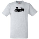 Autó fan Leon férfi rövid ujjú póló