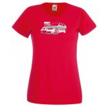 Autó fan Leon női rövid ujjú póló