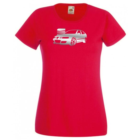 Autó fan Leon női rövid ujjú póló