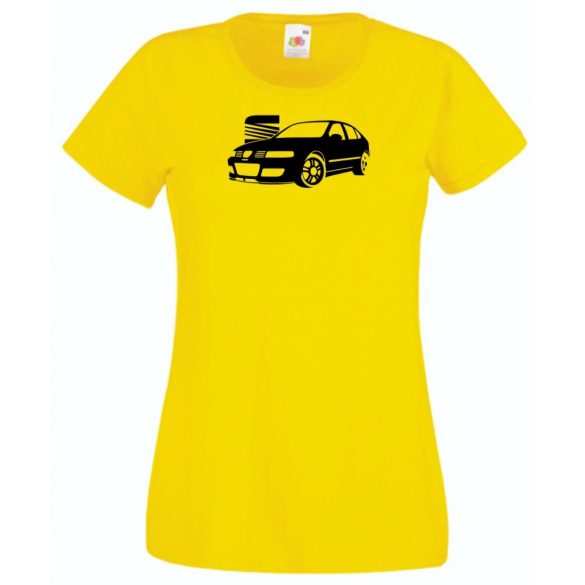 Autó fan Leon női rövid ujjú póló