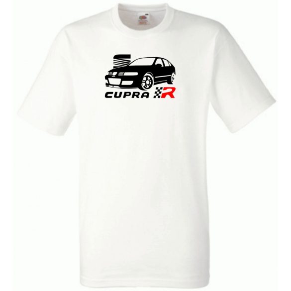 Autó fan Cupra R férfi rövid ujjú póló
