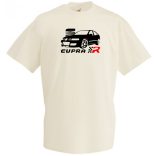 Autó fan Cupra R férfi rövid ujjú póló