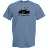 Autó fan Merci minima férfi rövid ujjú póló