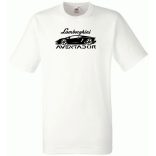 Auto fan Lamborghini Aventador férfi rövid ujjú póló