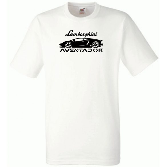 Auto fan Lamborghini Aventador férfi rövid ujjú póló