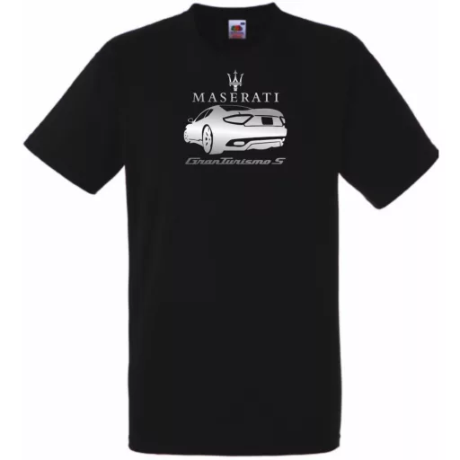 Auto fan Maserati GranTurismo S férfi rövid ujjú póló