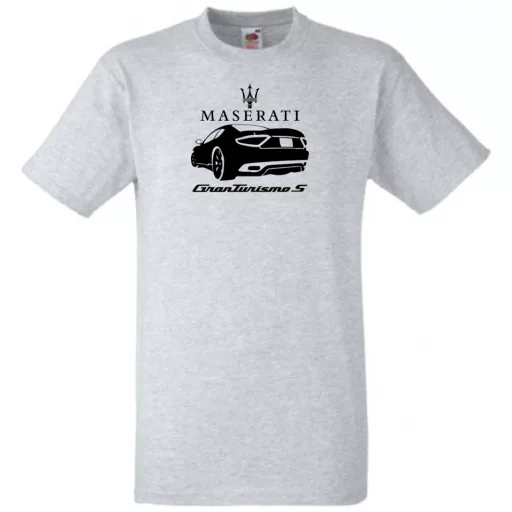 Auto fan Maserati GranTurismo S férfi rövid ujjú póló