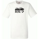 Autó fan Mazda RX-7 férfi rövid ujjú póló