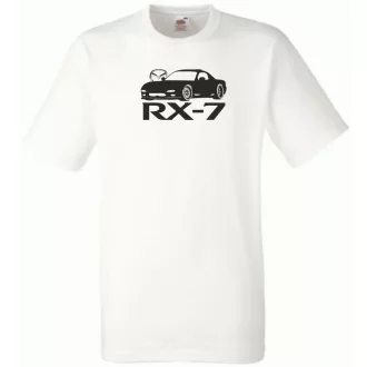Autó fan Mazda RX-7 férfi rövid ujjú póló