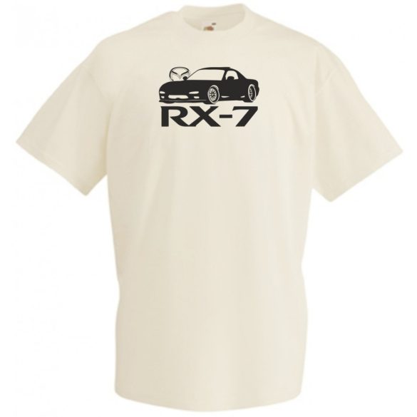 Autó fan Mazda RX-7 férfi rövid ujjú póló