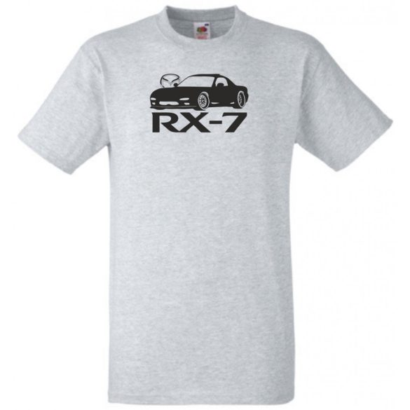 Autó fan Mazda RX-7 férfi rövid ujjú póló