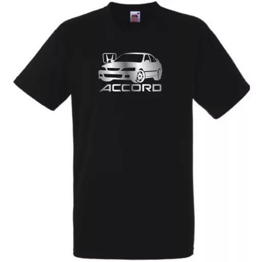 Autó fan Honda Accord minima férfi rövid ujjú póló