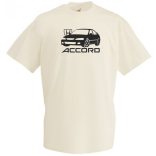 Autó fan Honda Accord minima férfi rövid ujjú póló