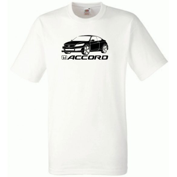 Autó fan Honda Accord minima férfi rövid ujjú póló