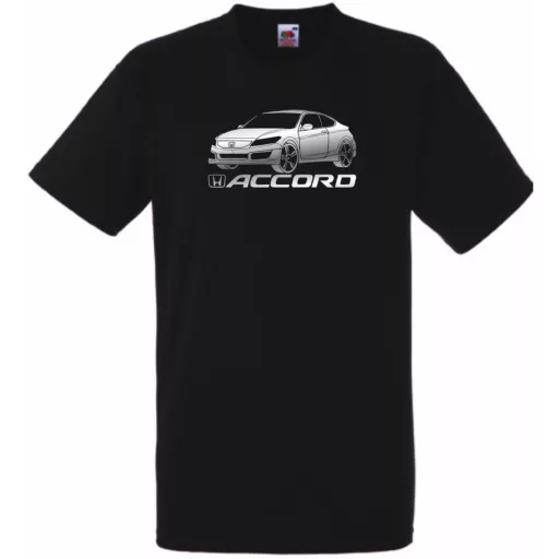 Autó fan Honda Accord minima férfi rövid ujjú póló