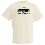 Autó fan Honda Accord minima férfi rövid ujjú póló