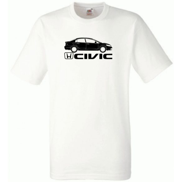 Autó fan Honda Civic minima férfi rövid ujjú póló