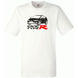   Autó fan Honda Civic Type R minima férfi rövid ujjú póló