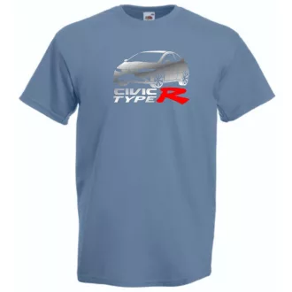   Autó fan Honda Civic Type R minima férfi rövid ujjú póló