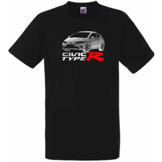   Autó fan Honda Civic Type R minima férfi rövid ujjú póló