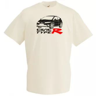   Autó fan Honda Civic Type R minima férfi rövid ujjú póló