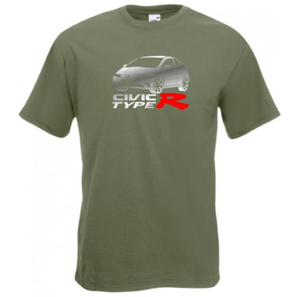 Autó fan Honda Civic Type R minima férfi rövid ujjú póló