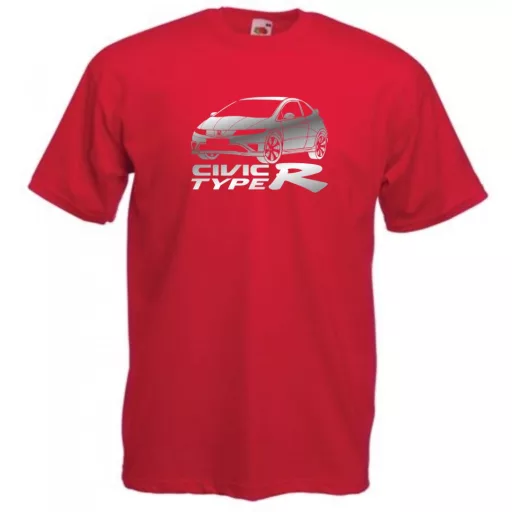 Autó fan Honda Civic Type R minima férfi rövid ujjú póló