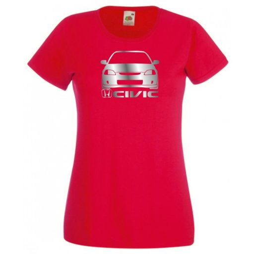 Autó fan Civic minima női rövid ujjú póló