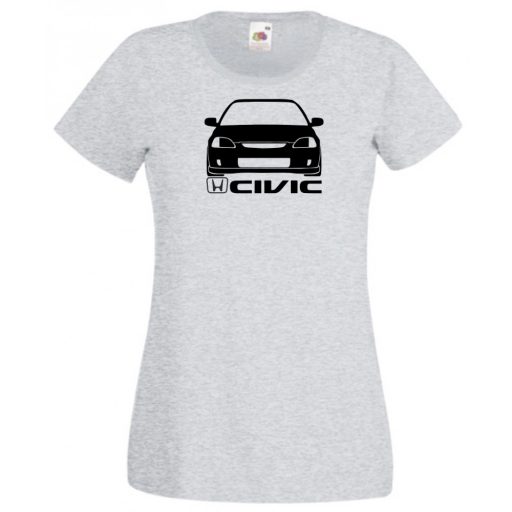 Autó fan Civic minima női rövid ujjú póló