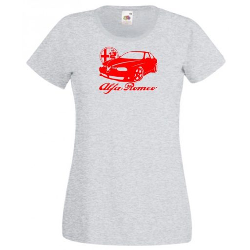 Autó fan Alfa női rövid ujjú póló